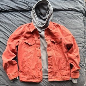 Levi's Men's Brick Red Denim Jacket